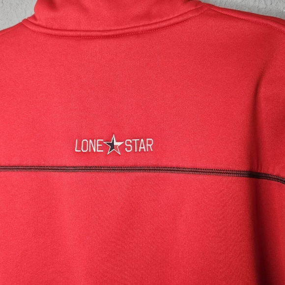 Texas Tech Pullover Men Large Red Black Under Armour Red Raiders 1/4 Quarter Zip - Picture 10 of 12